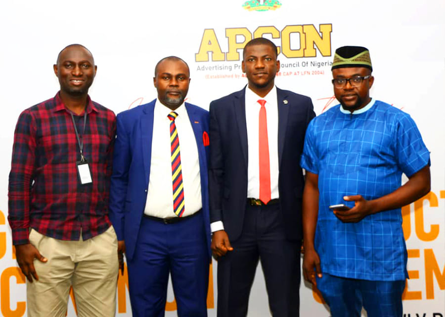 Founder of Gorgeous Media Concept at ARCON induction ceremony in Lagos